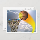 Slam-Dunk Briefkaart (Voorkant / Achterkant)