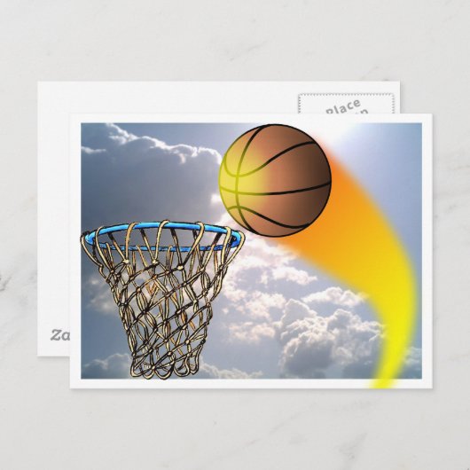 Slam-Dunk Briefkaart (Voorkant / Achterkant)