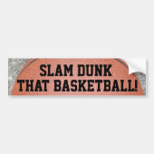 Slam Dunk ce sticker amusant de basketball (Devant)