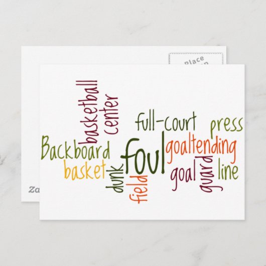 Slam Dunk Dreams: Basketbal - Game of Champions Briefkaart (Voorkant / Achterkant)