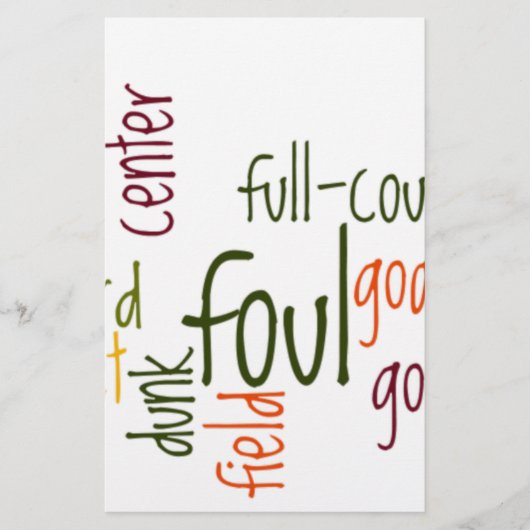 Slam Dunk Dreams: Basketbal - Game of Champions Briefpapier (Voorkant)