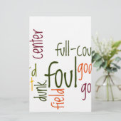 Slam Dunk Dreams: Basketbal - Game of Champions Briefpapier (Staand voorkant)