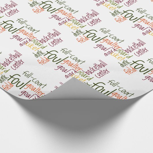 Slam Dunk Dreams: Basketbal - Game of Champions Cadeaupapier (Hoek)