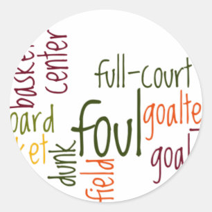 Slam Dunk Dreams: Basketbal - Game of Champions Ronde Sticker