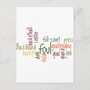 Slam Dunk Dreams Basketbal - Het spel van kampioen Briefkaart