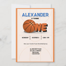 Slam Dunk eerste verjaardag Bash uitnodiging