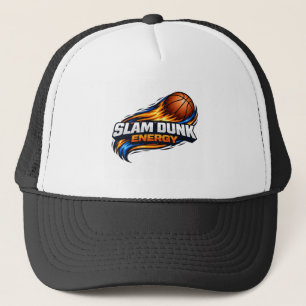 Slam Dunk Energy Basketbalpet Krachtig Oranje Bl Trucker Pet