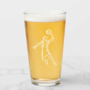Slam Dunk Light-ontwerp van de basketbalspeler Glas