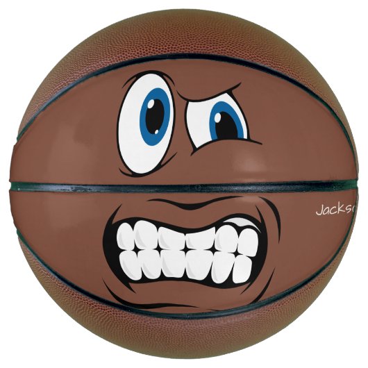Slam Dunk Mad Face Basketball Basketbal (Voorkant)