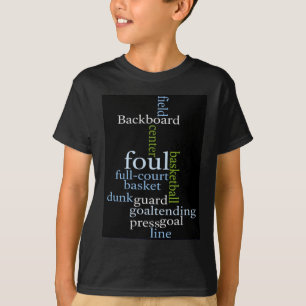 Slam Dunk of Words: Basketbal spel van kampioenen T-shirt