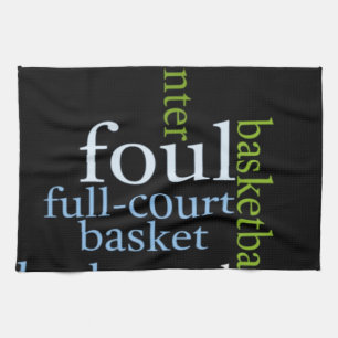 Slam Dunk of Words: Basketbal spel van kampioenen Theedoek