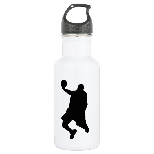 Slam Dunk Player Silhouette Waterfles (Voorkant)