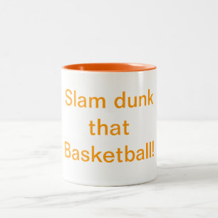 Slam dunk que Basketball Humour Mug