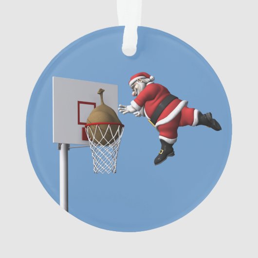 Slam Dunk Santa Claus Ornament (achterkant)