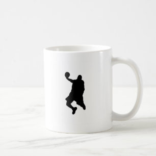 Slam Dunk Speler Silhouet Koffiemok
