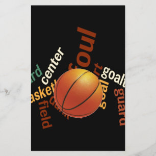 Slam Dunk van Vocabulary: Basketbal Game of Champs Briefpapier