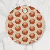 Slam Dunking the Big One | Basketball 1e verjaarda Bedankjes Labels (Achterkant)