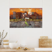 Slam Dunking The Facts of Life Poster (Keuken)