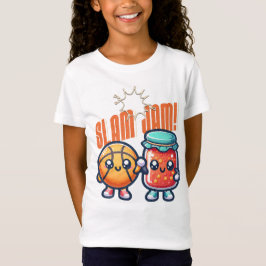Slam Jam Basketball Schattigee woordspeling T-shirt
