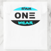 SLAM ONE DRAAG OVALE STICKER (Tas)