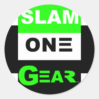SLAM ONE GEAR Groene Sticker