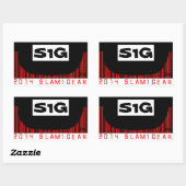 SLAM ONE GEAR S1G DEMI PIPE STICKERS (Feuille)
