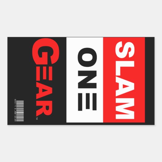 SLAM ONE GEAR STICKERS (Voorkant)