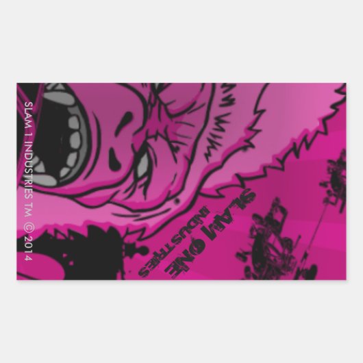 SLAM ONE INDUSTRIES STICKER (Voorkant)