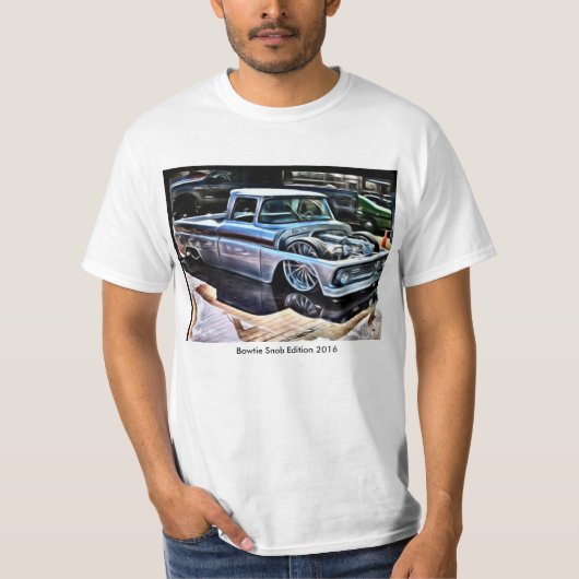 Slamming 60's Chevy Sled T-shirt (Voorkant)