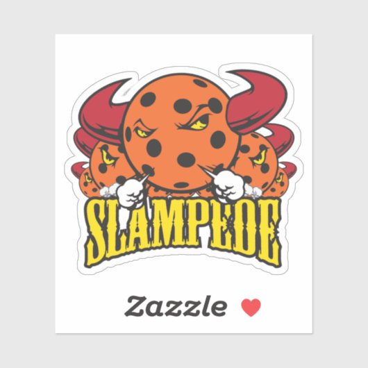 Slampede pickleball stickers (Vel)