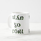 Slán Go Fóill Mug (Devant gauche)