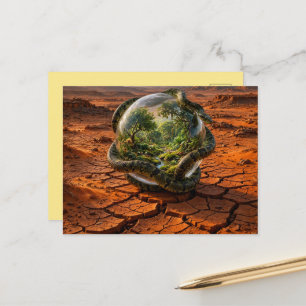 Slang & de Bol van Eden Surrealistisch Droomlandsc Briefkaart