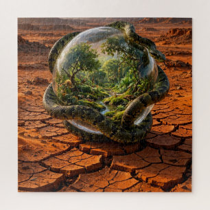 Slang & de Bol van Eden Surrealistische Droomwerel Legpuzzel