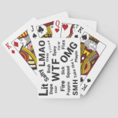 Slang en Tiener Talk uit 2019 Pokerkaarten (Achterkant)