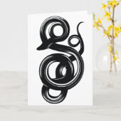 Slang Kaart (Gele Bloem)