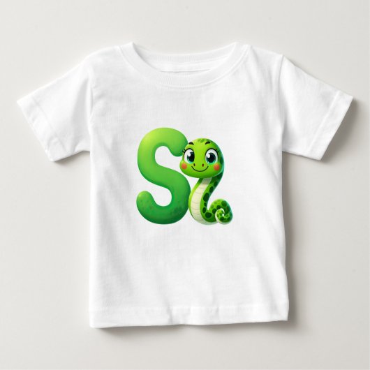Slang Letter S Baby T-shirt (Voorkant)