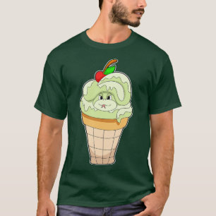 Slang met Ijs kegel Cherry T-shirt