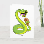 Slang met Kip Kaart (Achterkant)