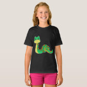 Slang met knoop t-shirt (Voorkant volledig)