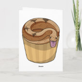 Slang met Muffin Kaart (Achterkant)