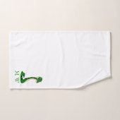 Slang Ontwerp Monogram Bad Handdoek (Handdoek)