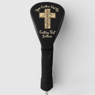Slang op Kruis Golfheadcover