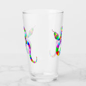 Slang Psychedelic Rainbow Kleuren Glas (Links)