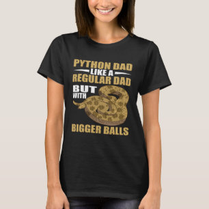 Slang Python Papa Grotere Banaan Bal Python T-shirt