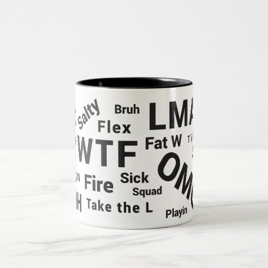 Slang Sayings and Ado Talk from 2019 Coffee Mug (Centre)