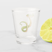 Slang - symbool van 2025 shot glas (Achterkant)