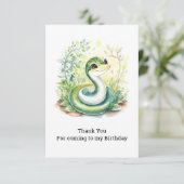 Slang Verjaardag Bedankkaart (Staand voorkant)