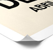 Slange Illustratie Print Typografie Muurkunst (Hoek)