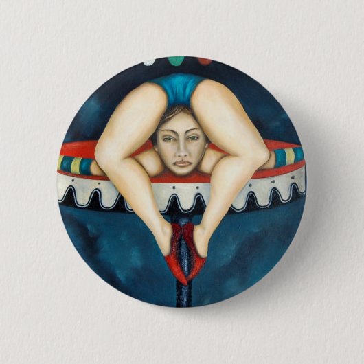 slangemens ronde button 5,7 cm (Voorkant)