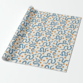slangen en appels cadeaupapier (Uitgerold)